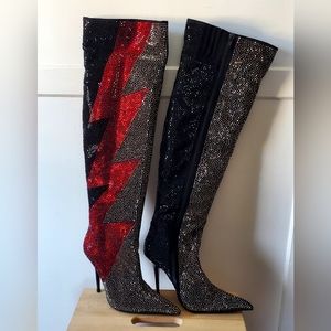 Jeffery Campbell knee high boots